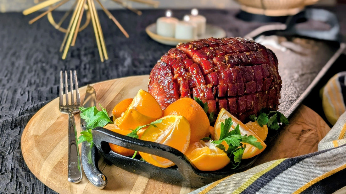 Ruby Crunch Chili Crisp Glazed Ham